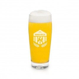 Piwo na szkło Bright - grawerowanie szkła piłkarski z