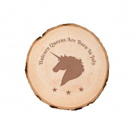 Plaster drzewa z grawerowanie - Unicorn Queens - Zjednoczone