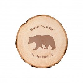 Plaster na drzewo z grawerem - Papa Bear - średni