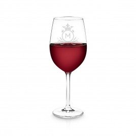 Spersonalizować, kieliszek do wina - Monogram