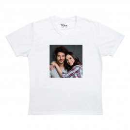 Damski T-shirt z nadrukiem osobistego zdjęcia