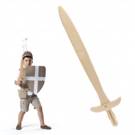 Drewniany miecz dla dziecka z imieniem