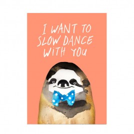 Zabawny plakat- “Slow Dance”