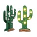 Drewniany kaktus LED